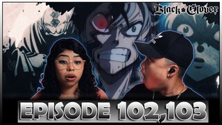 ASTA'S NEW ABILITY! Black Clover Episode 102, 103 Reaction