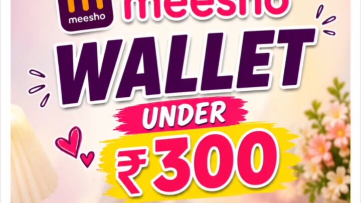 Meesho mini wallets under budget