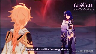 Sub Indo Dialog Scaramouche dan (Ei) Baal | Genshin Impact 2.1 CN Livestream