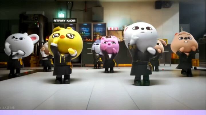 Saving a superstar SKZOO baby, hahaha