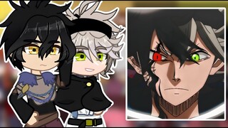 Black Clover React to Asta || Gacha Reacts to || Gacha Club