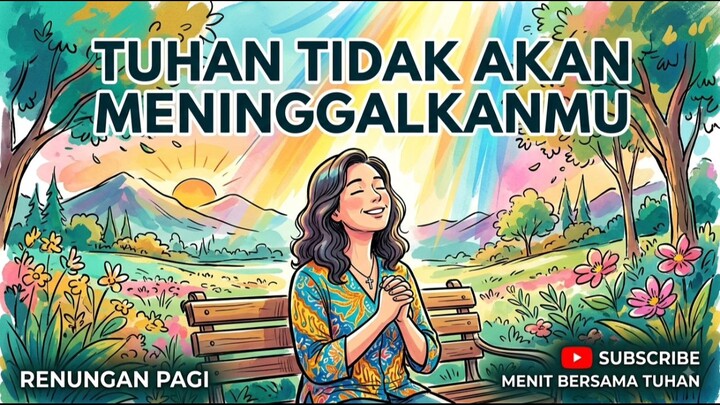 Renungan dan Doa Pagi 9 September 2026. Tuhan Tidak Akan Meninggalkanmu