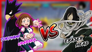 TEAM MATCH TRAINING VS ERASER HEAD | My Hero One Justice