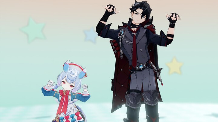 [Genshin Impact MMD] It's reasonable for the rabbit to dance with the wolfdog