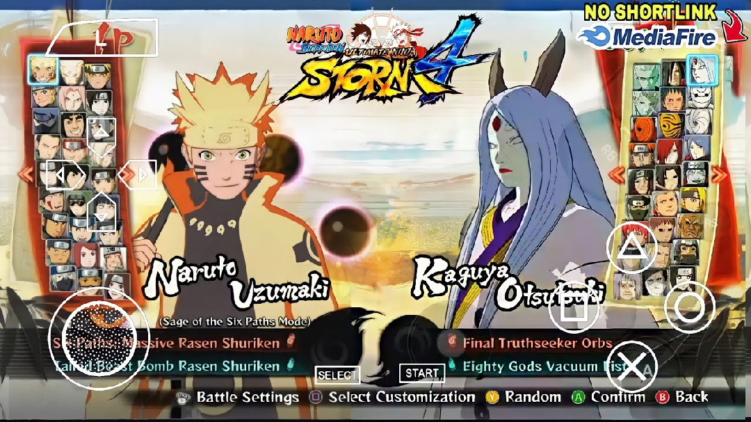 ultimate ninja storm 4 characters