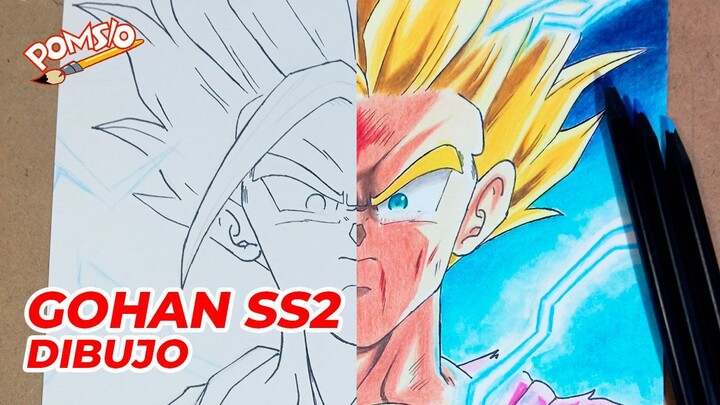 Dibujando a Gohan SSJ2