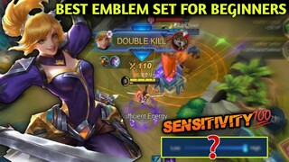 FANNY BEST EMBLEM SET AND SENSITIVITY | Settings Reveal |MC GAMING