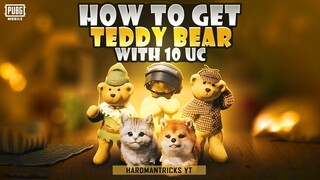 HOW TO GET TEDDY BEAR & CAT IN PUBG MOBILE | HOLA BUDDY TEDDY BEAR SPIN PUBG | CUTE KITTEN BUDDY