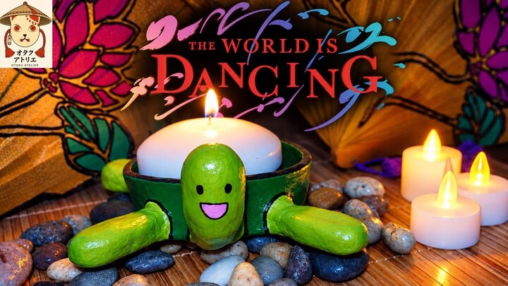 🐢🔥 KAMEKICHI COMES TO LIFE! | I Made the The World Is Dancing Candle Holder 🕯️✨ #TheWorldIsDancin