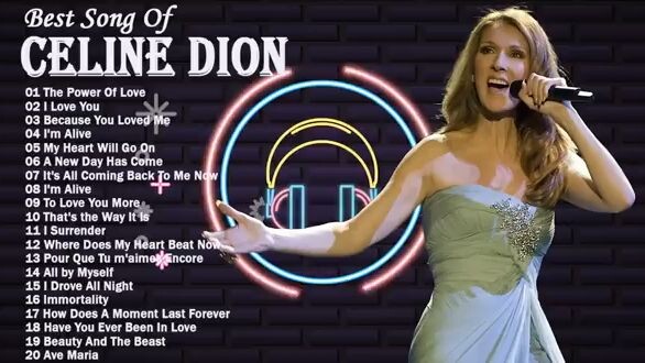 CELINE DION lovesong💙💚❤❤