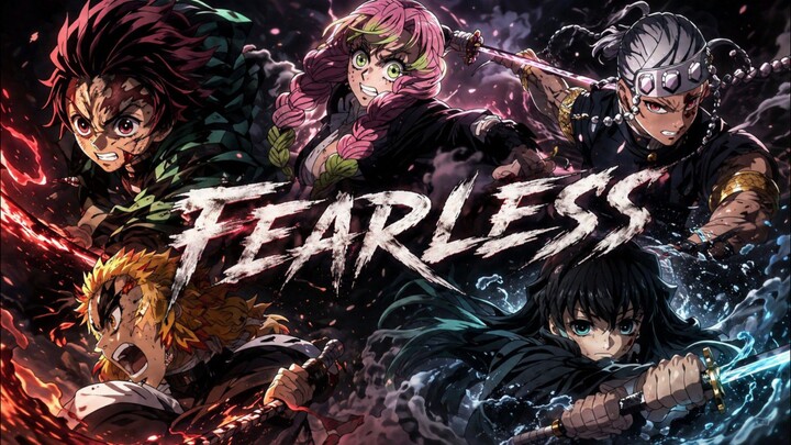 Aksi seru dan brutal para pemburu Iblis dan Hashira di Kimetsu no Yaiba - Fearless by Sleep Signals