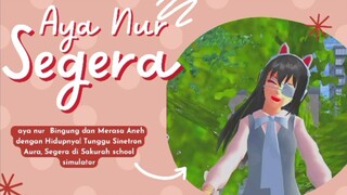 Film aura besok segera tayang di Yt aya nur sakurah school simulator