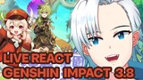 LIVE REACTION - Trailer Versi 3.8 "MUSIM PANAS !? TAMAN FANTASI MISTERIUS [GENSHIN IMPACT 3.8 ]