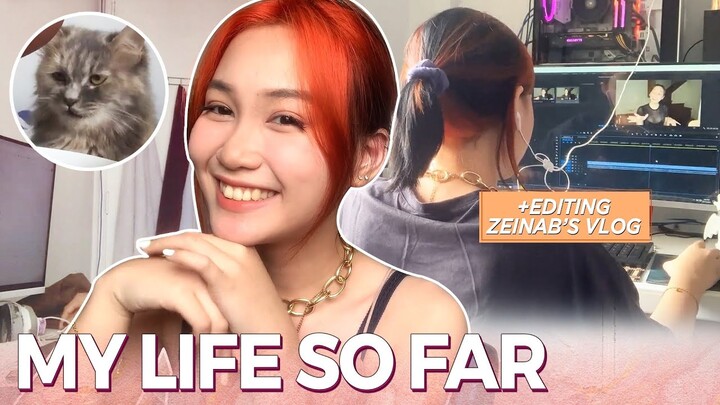 MY LIFE SO FAR (+ EDITING ZEINAB'S VLOG) | GABBY ANTONIO