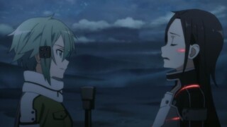 Untuk menggoda Kirito, kamu harus melihat ke arah Shino