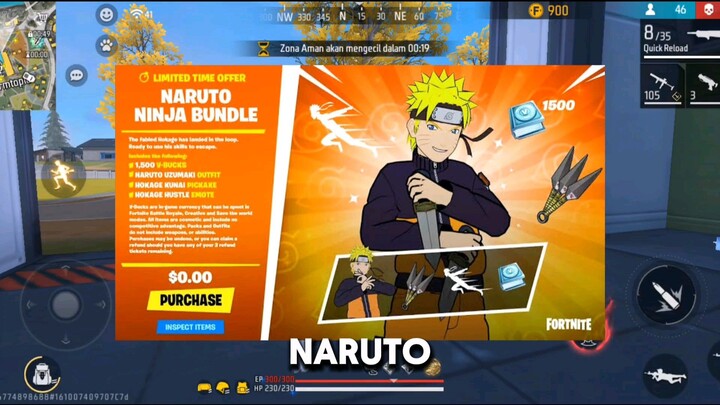 AKHIRNYA GARENA BERKOLABORASI DENGAN NARUTO