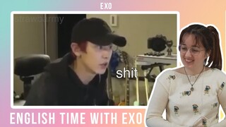 REAGINDO À 'ENGLISH TIME WITH EXO (on crack)'