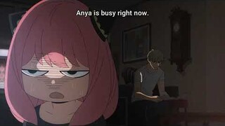 Anya runs away from studying 【Spy x Family】