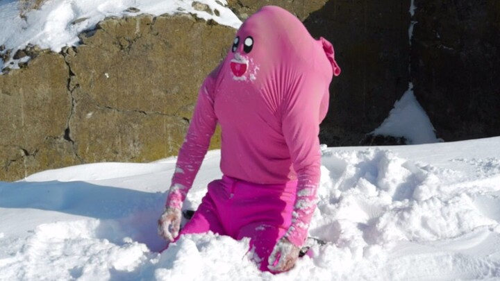 Kabu’s Ultimate Snow-Eating Challenge