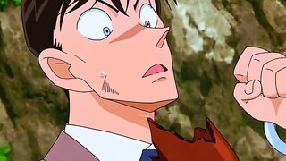 Takagi and the suspect act out a famous movie scene