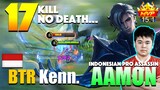 Aamon 100% BROKEN🔥One Ulti Delete! | Night's Edge Aamon Gameplay By BTR Kenn. ~ MLBB