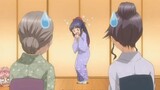 Amu pergi ke rumah Nadeshiko: Amu mengenakan kimono dan menari dengan kram