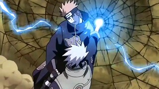 Kakashi Hatake uses C-rank ninjutsu Thunder Tiger for the first time