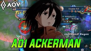 AoV : AOI GAMEPLAY | AOI ACKERMAN - ARENA OF VALOR