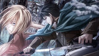 LEVI VS FEMALE TITAN FIGHT SCENE AMV