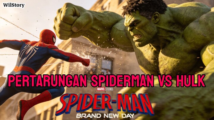 Pertarungan Spiderman vs Hulk [Spiderman Brand New Day]