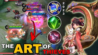 CHANG'E The Art Of Thievery | CHANG'E 2023 BEST BUILD & TUTORIAL | MLBB