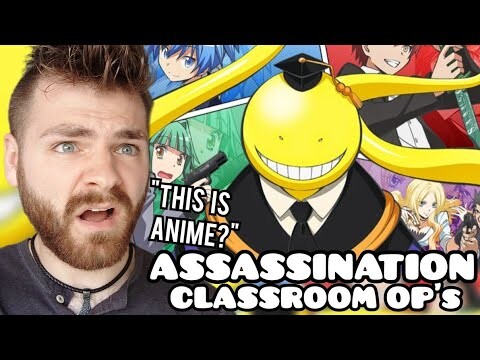 First Time Reacting to "ASSASSINATION CLASSROOM Openings (1-4)" | Non Anime Fan!