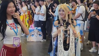 BW上一起共舞的韩国coser beatberry314和leedo0804
