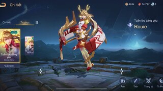 Liên Quân Mobile - Review Skin Rouie Tuần Lộc Đáng Yêu