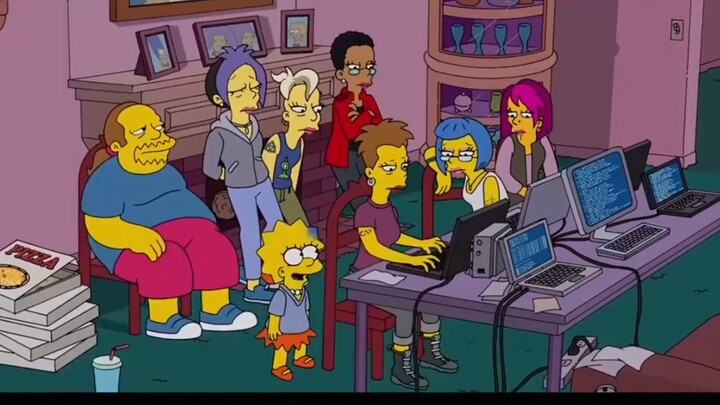 The Simpsons: Genius Lisa researches a consequence platform #TheSimpsons #TheSimpsons #Anime