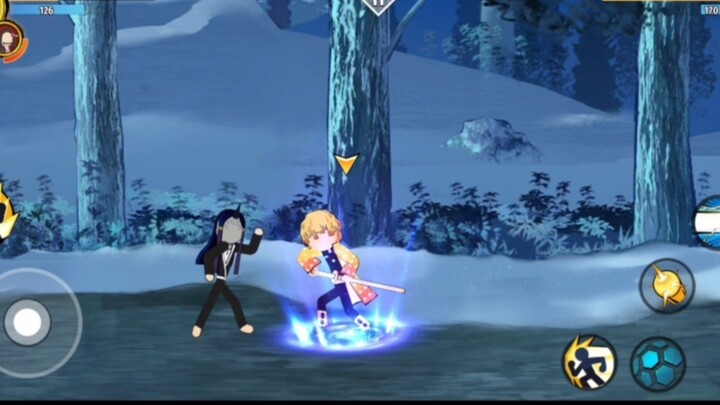 Zenitsu Mode Serius! Jurus Petir Stickman Paling Mematikan! ⚡