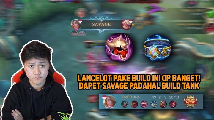 LANCELOT TANK DAPET SAVAGE PAKE 2 ITEM INI! WAJIB COBA OP BANGET - Mobile Legend