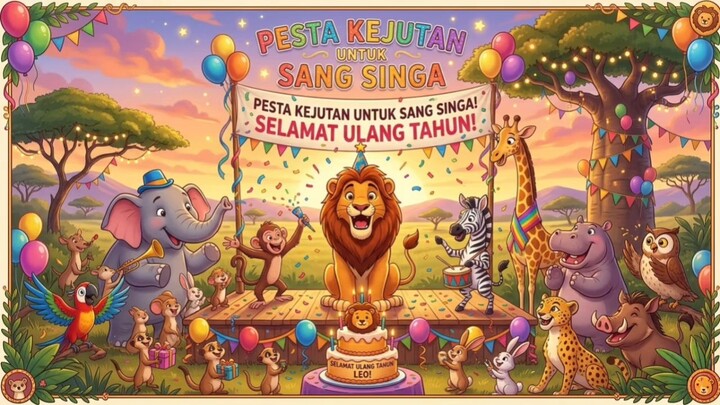 PESTA KEJUTAN UNTUK SANG SINGA