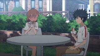 Mikoto and Touma's date, a junior high school student helps a high school student with his summer ho