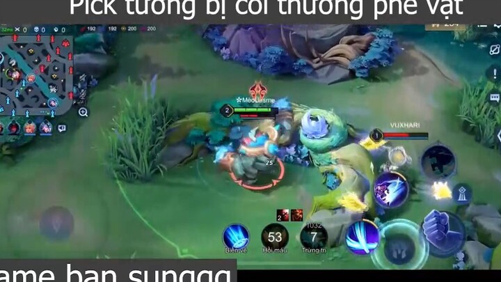 Pick tướng bị coi thường phế vật p1 #gamebansunggg