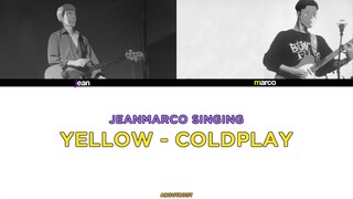 Jean Kirsten and Marco Bodt singing Yellow by Coldplay - AoT Color coded Lyrics (Traduzido)