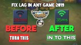 FIX LAG IN MOBILE LEGENDS OR ANY GAME 100% GREENPING 2019