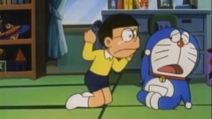 Nobita: I really want to become... self-disciplined...