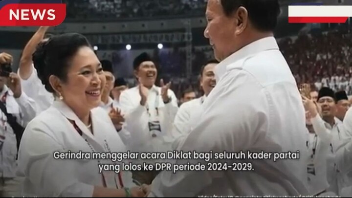 MOMEN PRABOWO 'GODA' TITIEK SOEHARTO SAAT DIKLAT ANGGOTA DPR DARI GERINDRA