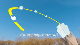 Fun Swinging Paper Plane. Have You Got It?