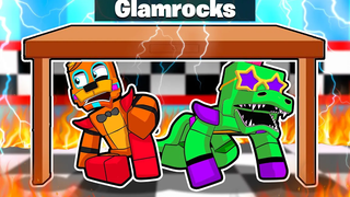 GLAMROCK ตกอยู่ในอันตราย! Minecraft Five Nights ที่ FNAF Roleplay ของ Freddy