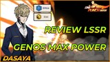 One Punch Man: The Strongest VNG: REVIEW LSSR GENOS MAX POWER - DAME AOE CỰC MẠNH, CÓ HỒI SINH