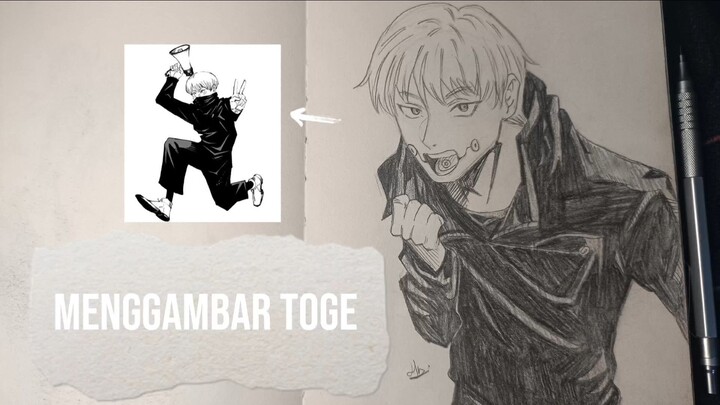 Menggambar Toge | Jujutsu Kaisen