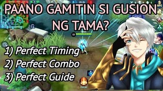 PAANO GAMITIN SI GUSION SA ML? (TIMING SKILLS, COMBO & GUIDE)