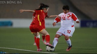 Kết quả bóng đá nữ Việt Nam vs Tajikistan vòng loại Asian Cup 2022